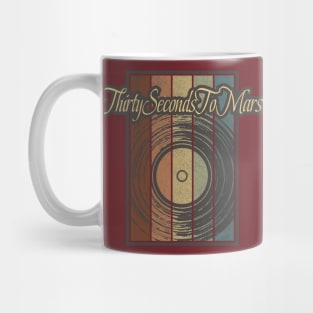 Thirty Seconds To Mars Vynil Silhouette Mug